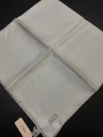 BELLİ DÜZ TWİLL İPEK EŞARP-03-GÜMÜŞ GRİ