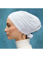 DÜZ BONE BEYAZ-ÜÇGÜL