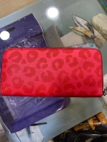 SOSELA CÜZDAN 56-4019 LEOPAR DESEN NAR ÇİÇEĞİ