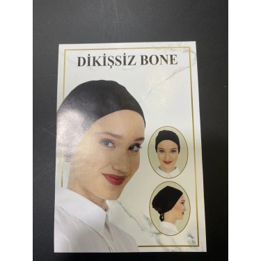 DİKİŞSİZ BONE BEYAZ-ÜÇGÜL