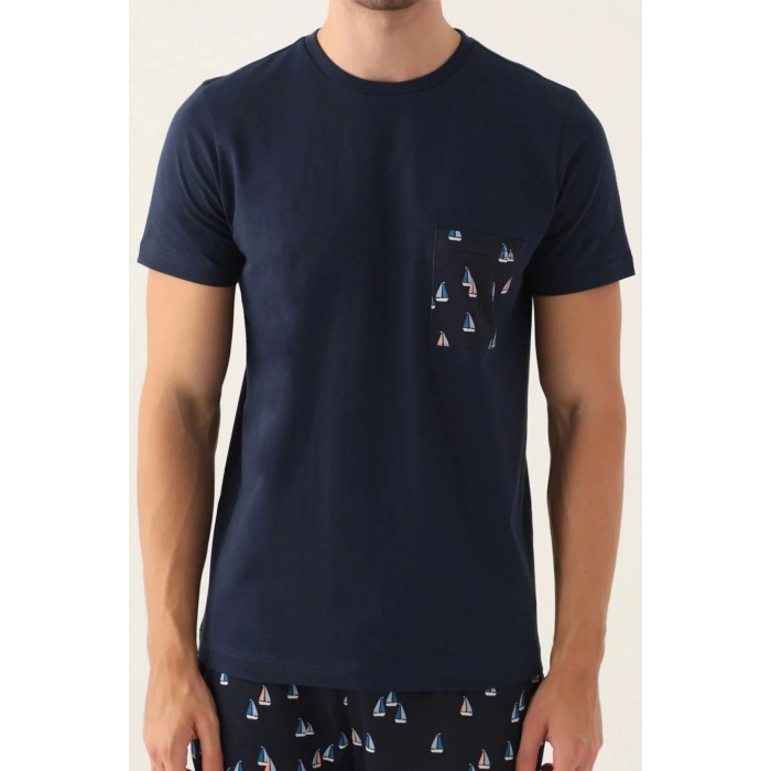 ARNETTA BABA OĞUL BERMUDA TAKIM - LACİVERT