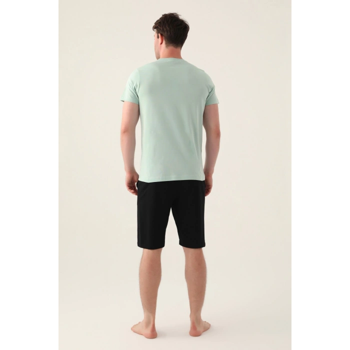 ARNETTA ERKEK BERMUDA TAKIM - SU YEŞİLİ