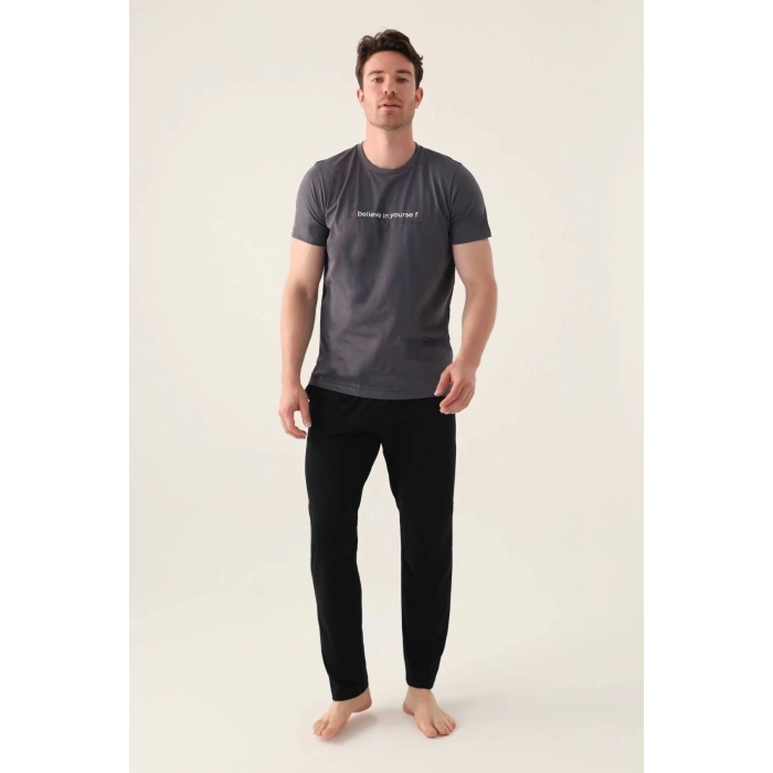 ARNETTA ERKEK İKİLİ TAKIM - FÜME