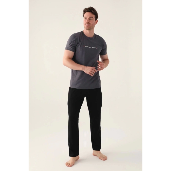 ARNETTA ERKEK İKİLİ TAKIM - FÜME