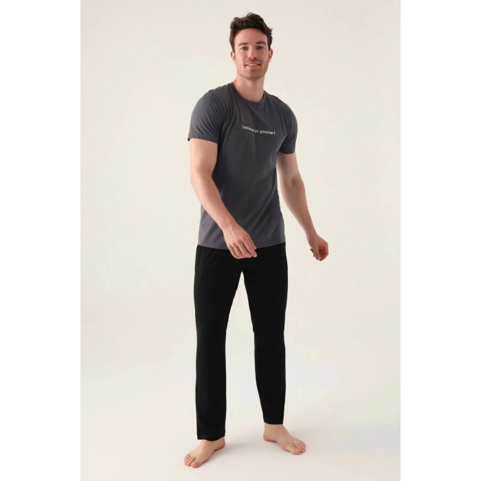 ARNETTA ERKEK İKİLİ TAKIM - FÜME