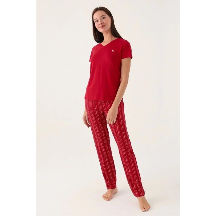 ARNETTA KADIN  İKİLİ TAKIM - BORDO