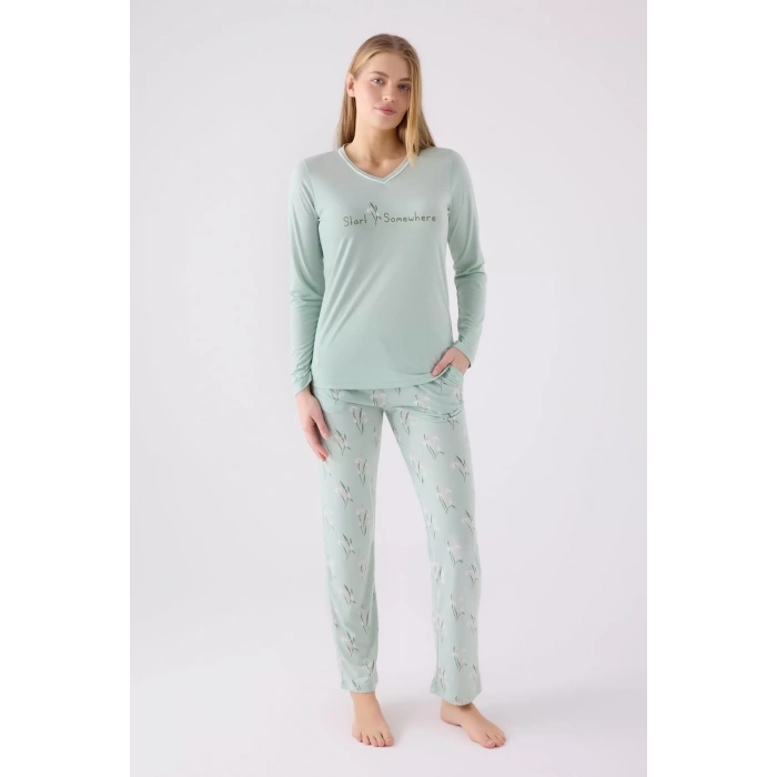 ARNETTA KADIN İKİLİ TAKIM - NİL YEŞİLİ