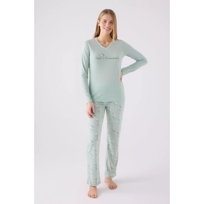 ARNETTA KADIN İKİLİ TAKIM - NİL YEŞİLİ