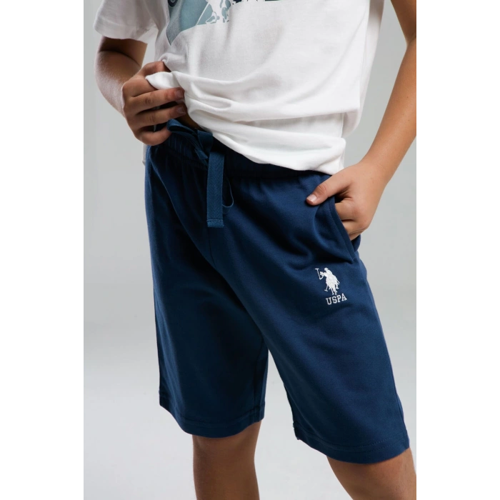 ERKEK ÇOCUK BERMUDA TAKIM - Beyaz