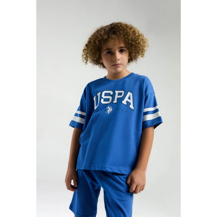 ERKEK ÇOCUK BERMUDA TAKIM - COBALT