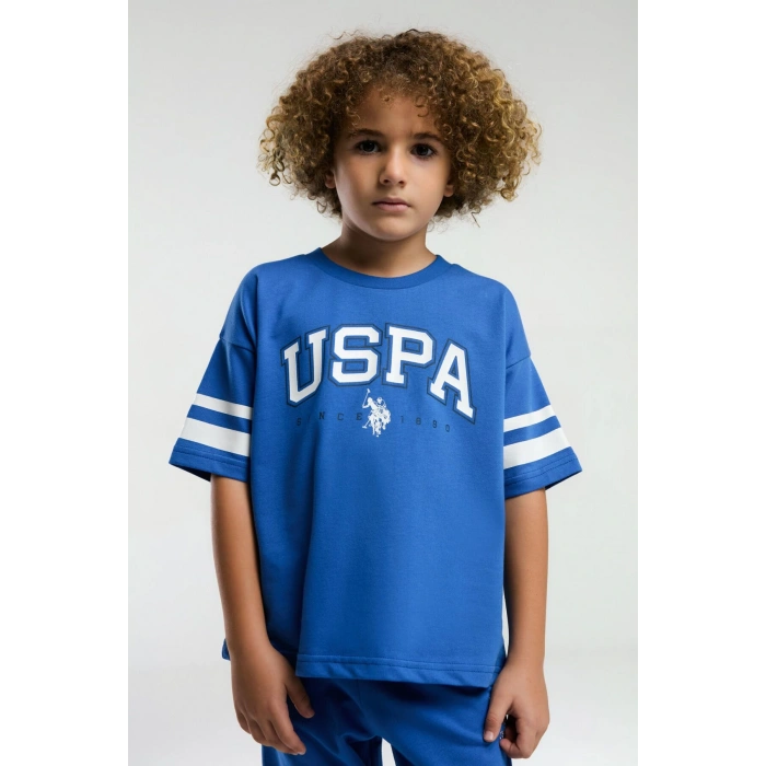 ERKEK ÇOCUK BERMUDA TAKIM - COBALT