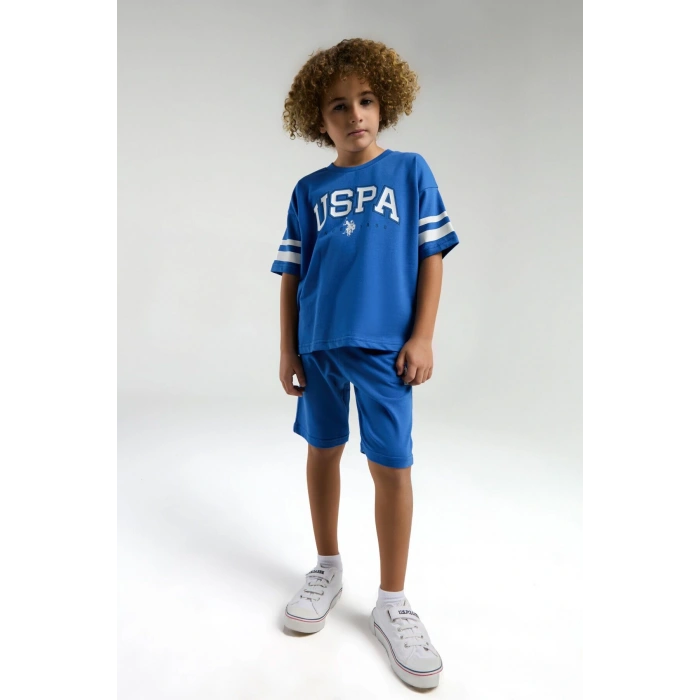 ERKEK ÇOCUK BERMUDA TAKIM - COBALT