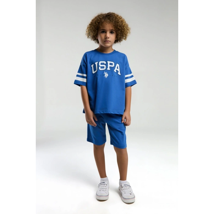 ERKEK ÇOCUK BERMUDA TAKIM - COBALT