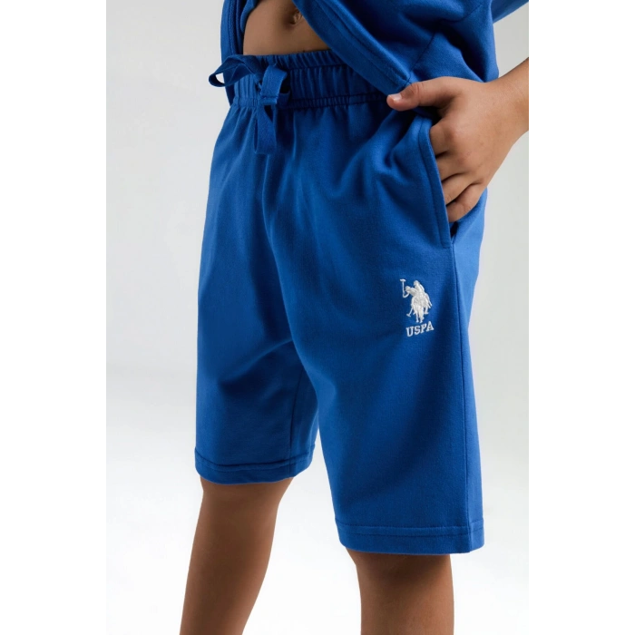 ERKEK ÇOCUK BERMUDA TAKIM - COBALT