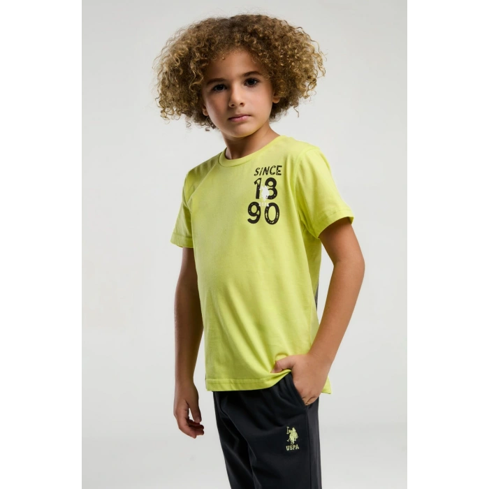 ERKEK ÇOCUK BERMUDA TAKIM - FISTIK YEŞİLİ