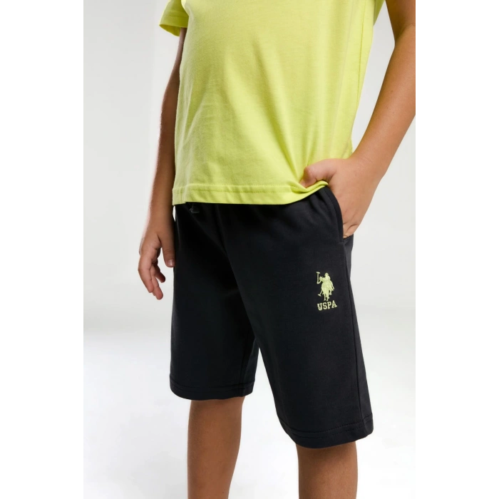 ERKEK ÇOCUK BERMUDA TAKIM - FISTIK YEŞİLİ