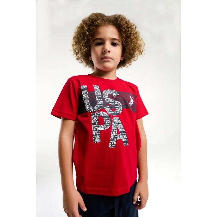 ERKEK ÇOCUK BERMUDA TAKIM - KIRMIZI