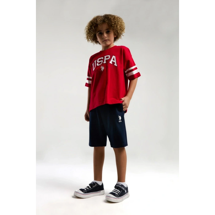 ERKEK ÇOCUK BERMUDA TAKIM - KIRMIZI