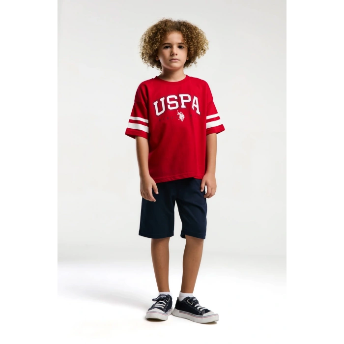 ERKEK ÇOCUK BERMUDA TAKIM - KIRMIZI