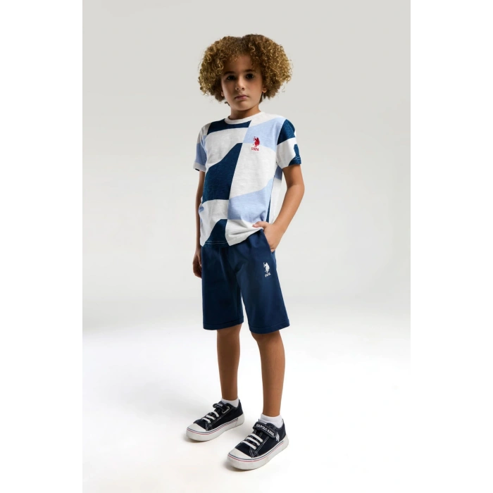ERKEK ÇOCUK BERMUDA TAKIM - KOYU İNDİGO