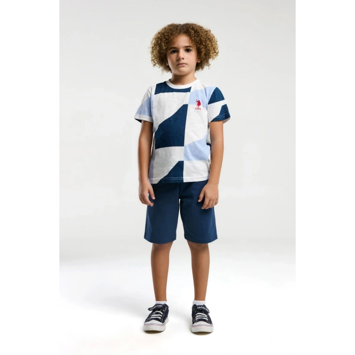 ERKEK ÇOCUK BERMUDA TAKIM - KOYU İNDİGO