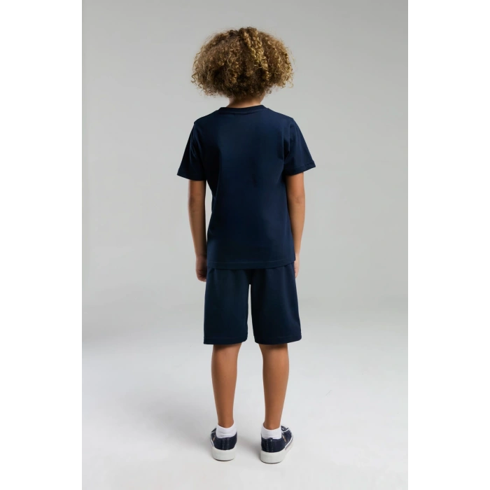 ERKEK ÇOCUK BERMUDA TAKIM - LACİVERT