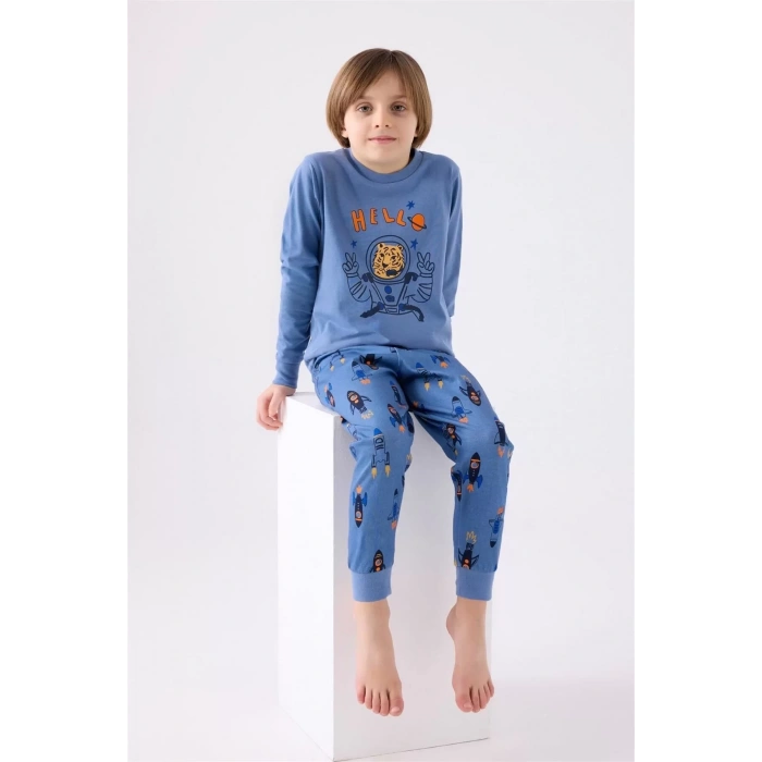 ERKEK ÇOCUK İKİLİ TAKIM - MAVİ