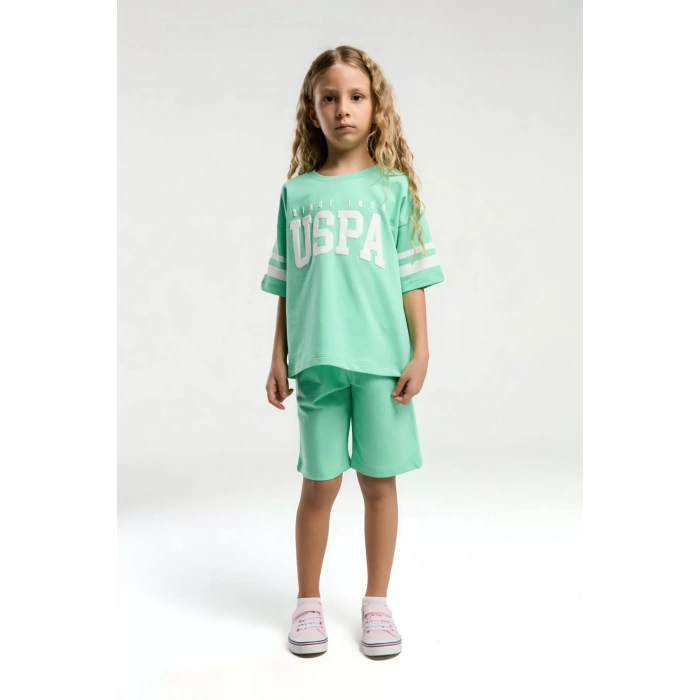 KIZ ÇOCUK BERMUDA TAKIM - BAMBU