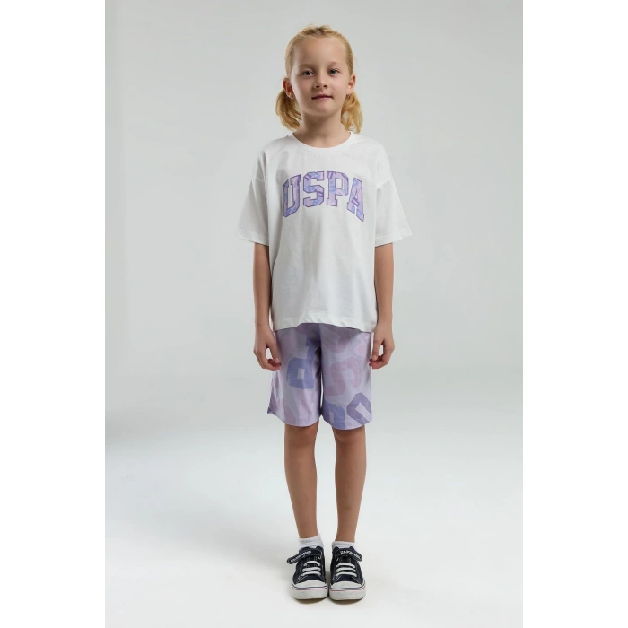 KIZ ÇOCUK BERMUDA TAKIM - Beyaz