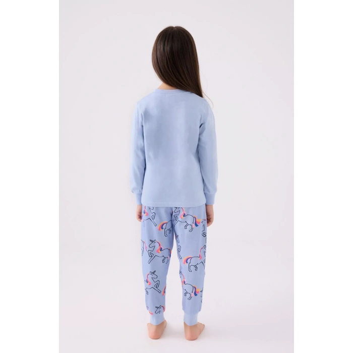 KIZ ÇOCUK İKİLİ TAKIM - MAVİ