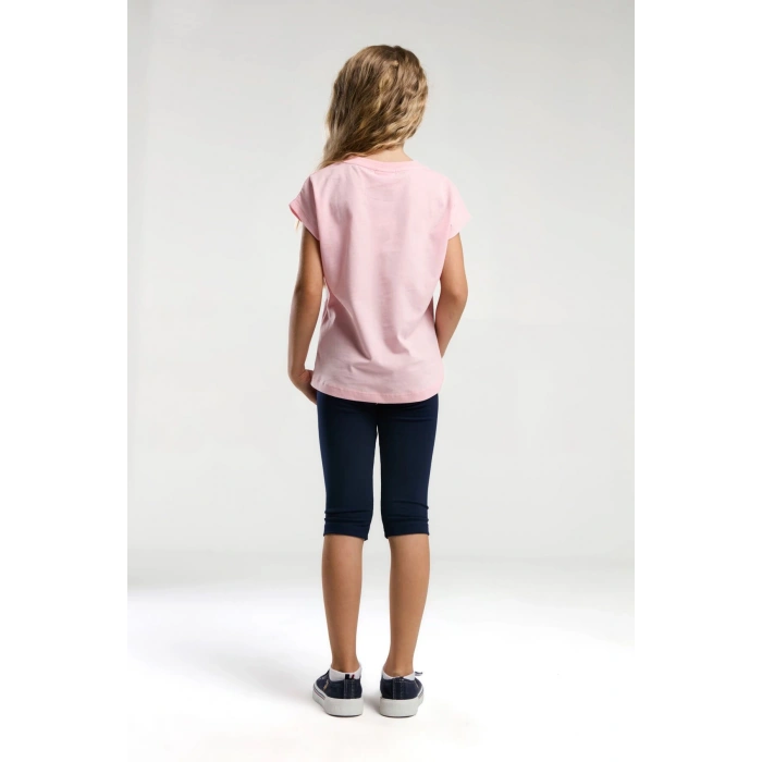 KIZ ÇOCUK KAPRİ TAYT TAKIM - SOMON