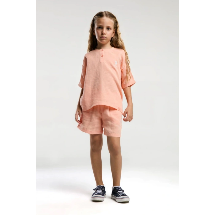 KIZ ÇOCUK ŞORT TAKIM - SOMON