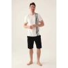ARNETTA ERKEK BERMUDA TAKIM - KREM
