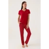 ARNETTA KADIN  İKİLİ TAKIM - BORDO
