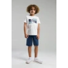 ERKEK ÇOCUK BERMUDA TAKIM - Beyaz