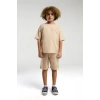 ERKEK GARSON BERMUDA TAKIM - BEJ
