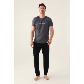 ARNETTA ERKEK İKİLİ TAKIM - FÜME