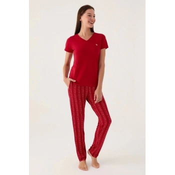 ARNETTA KADIN  İKİLİ TAKIM - BORDO