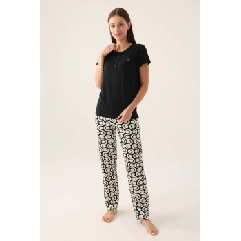 ARNETTA KADIN İKİLİ TAKIM - SİYAH