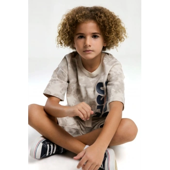 ERKEK ÇOCUK BERMUDA TAKIM - BEJ