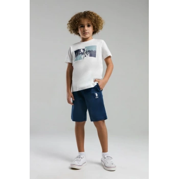 ERKEK ÇOCUK BERMUDA TAKIM - Beyaz