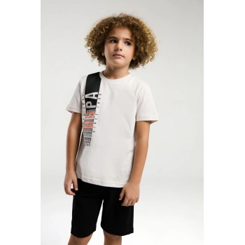 ERKEK ÇOCUK BERMUDA TAKIM - TAŞ