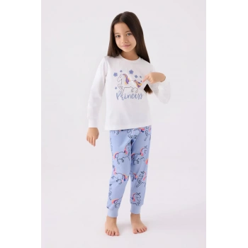 KIZ ÇOCUK İKİLİ TAKIM - KREM