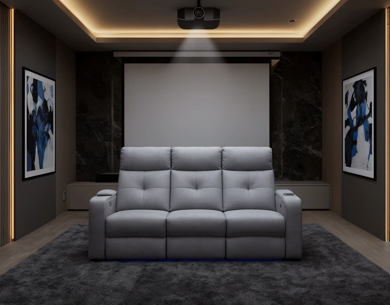 Nappa Üçlü Sinema Koltuğu