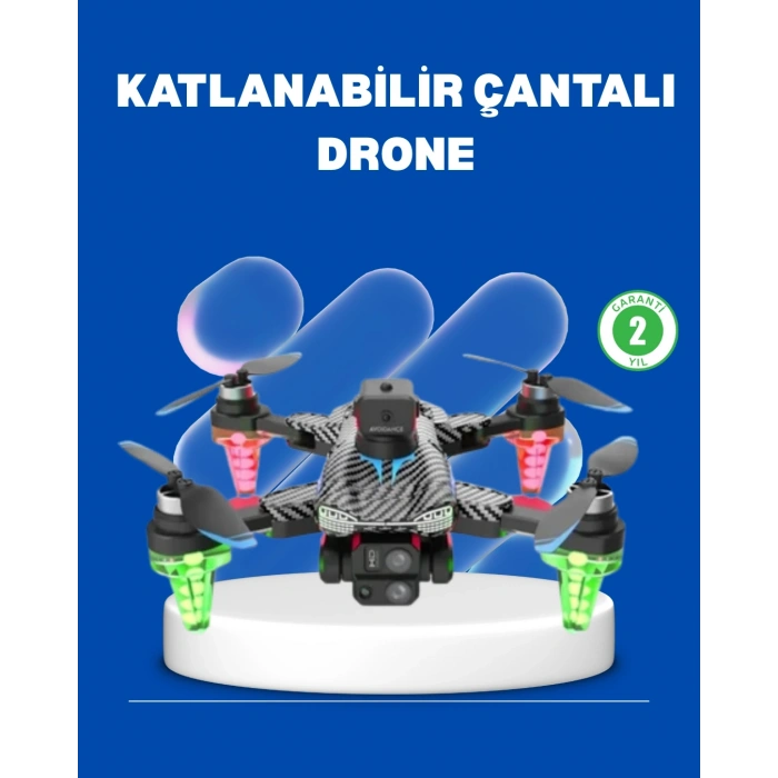 1080p Full Hd Katlanabilir Drone Uzun Uçuş Süreli Hafif Tasarım