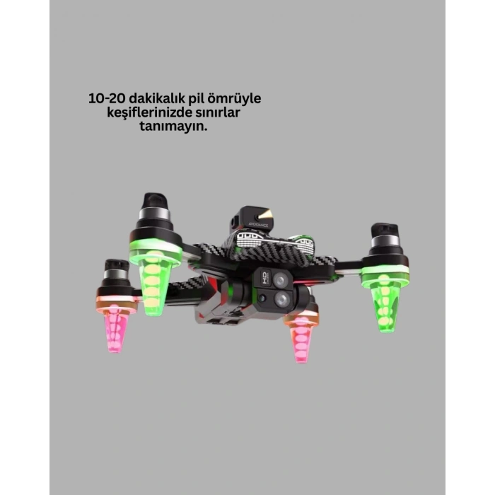 1080p Kameralı Drone Katlanabilir Tasarım Kolay Kullanım