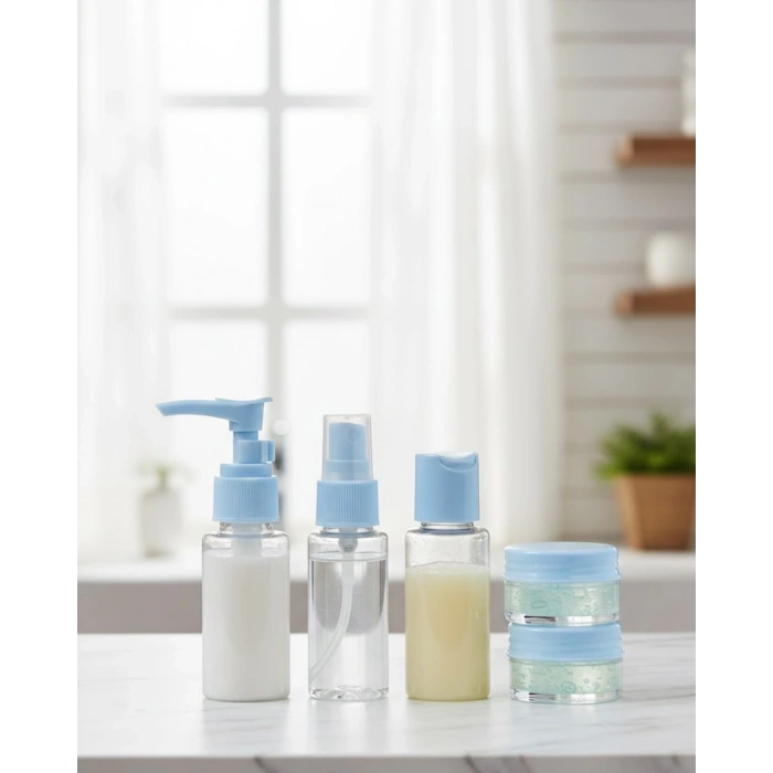 5li Seyahat Şişesi Mavi