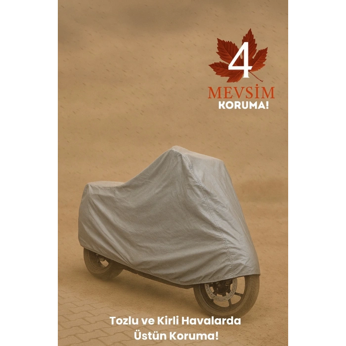 Arora Freedom 125 Çantalı Motosiklet Brandası 4 Mevsim Su Geçirmez Motor Brandası