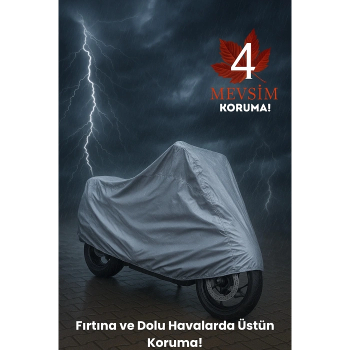 Arora Freedom 125 Çantalı Motosiklet Brandası 4 Mevsim Su Geçirmez Motor Brandası