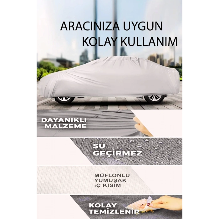 Volkswagen Golf 2015-2020 Tüm Modeller Uyumlu Branda Lüx Kalite Oto Brandası, Araba Çadırı Oto Örtüs